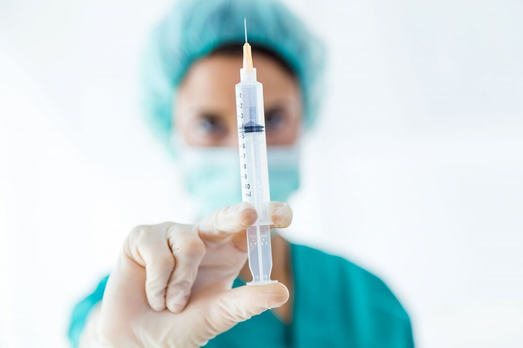 Iniezioni dall'osteoartrite dell'articolazione Collen